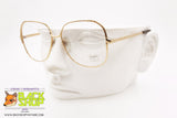 LUXOTTICA mod. 2037 G23, Vintage women frame gold plated 18K GEP , New Old Stock 1980s