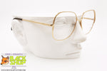 LUXOTTICA mod. 2037 G23, Vintage women frame gold plated 18K GEP , New Old Stock 1980s