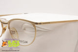 FREE LAND mod. FL 112 009 Vintage eyeglass frame sating golden round/oval rims, New Old Stock 1990s