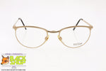 FREE LAND mod. FL 112 009 Vintage eyeglass frame sating golden round/oval rims, New Old Stock 1990s