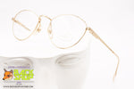 VIA FRATTINA mod. SONIA, Vintage round eyeglass frame women pink gold, New old Stock 1980s