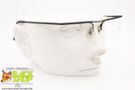 CONCERT by Rai Stereo Due mod. 663, Vintage rimless eyeglass frame total black, New Old Stock