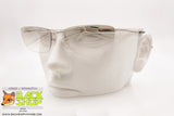 PAOLO FRAZILLI mod. 2911-29563-CR Vintage sunglasses screwed lenses, Italian designer, New Old Stock 1990s