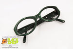 SISLEY mod. SLY 414 621 Vintage Sunglasses frame, women green glittered, New Old Stock 1990s