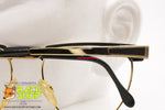 GIANFRANCO FERRE mod. GFF 87 58P, Vintage women frame glasses golden & black, Vintage Preowned