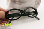 SISLEY mod. SLY 414 621 Vintage Sunglasses frame, women green glittered, New Old Stock 1990s