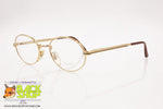 YOUNG by METALFLEX mod. 23 Vintage eyeglass frame, oval golden, New Old Stock 1970s