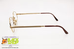 YOUNG by METALFLEX mod. 23 Vintage eyeglass frame, oval golden, New Old Stock 1970s