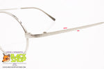 CHANEL mod. 2037 C.192, Vintage round silver eyeglass/sunglasses frame, New Old Stock