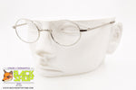 CHANEL mod. 2037 C.192, Vintage round silver eyeglass/sunglasses frame, New Old Stock