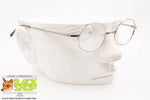 CHANEL mod. 2037 C.192, Vintage round silver eyeglass/sunglasses frame, New Old Stock