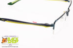 KOALI mod. 4391C R1511, Half rimmed eyeglass frame blue yellow lime, New Old Stock