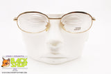 GIANNI VERSACE mod. G78 04M, Vintage eyeglass frame oval golden medusa, New Old Stock