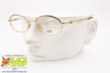 GIANNI VERSACE mod. G78 04M, Vintage eyeglass frame oval golden medusa, New Old Stock