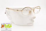 GIANNI VERSACE mod. G78 04M, Vintage eyeglass frame oval golden medusa, New Old Stock