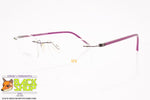 TRY mod. TY00-04 V59, Eyeglass frame glasant stainless steel violet, New Old Stock 2000s