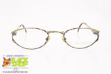 5TH AVENUE mod. 5AV024 CHESTNUT, Vintage eyeglass frame little oval art deco', New Old Stock 1980s