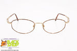 ESSENCE mod. 921 GLD/TORT, Vintage eyeglass frame semi-oval geometric designer, New Old Stock 1990s