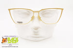 MISSONI mod. M317 008, Vintage golden eyeglass frame women, New Old Stock 1980s