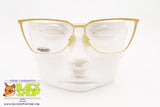 MISSONI mod. M317 008, Vintage golden eyeglass frame women, New Old Stock 1980s