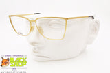 MISSONI mod. M317 008, Vintage golden eyeglass frame women, New Old Stock 1980s