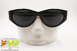 ROCHAS PARIS mod. 9014 01 Vintage Sunglasses total black with lavis golden arms, New Old Stock