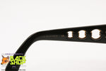 ROCHAS PARIS mod. 9014 01 Vintage Sunglasses total black with lavis golden arms, New Old Stock