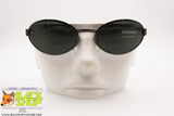 GIUGIARO mod. G-558 C-1092 Vintage Sunglasses, oval rims darken gunmetal, New Old Stock 1990s