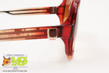 LANVIN Sunglasses, round rims Red & Clear, Vintage 1970s New Old Stock