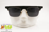 LE CLUB ACTIF mod. 1802 Massive Futuristic Sunglasses, flat top with squared lenses, Vintage New Old Stock