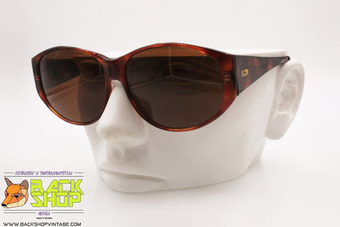 JOCKEY mod. W38 3702 Vintage oversize sunglasses, brown, New Old Stock 1980s