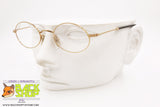 BLUE BAY by SAFILO mod. PENNY LANE 012, Vintage eyeglass frame oval golden, New Old Stock
