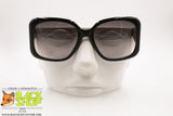 GALILEO Sunglasses women, squared & thick arms totally black, New Old Stock 1990s