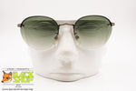 Façonnable RODERMAN Round panto Sunglasses rimless, Green shaded lenses, New Old Stock 1990s