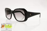 GALILEO Sunglasses women, squared & thick arms totally black, New Old Stock 1990s