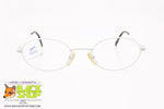 SAFILO mod. TEAM 3882 1EA, Oval eyeglass frame white stainless steel, New Old Stock