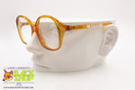 ATTO OCCHIALI mod. 104 011 Italian Vintage glasses frame, Orange caramel resyl acetate Womens, New Old Stock 1970s