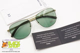 HUSKY EYE Sunglasses Eyewear made by ALLISON, Aviator sunglasses pale green lenses, Deadstock