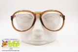 SAPHIRA mod. 4067 Oversize round eyeglass frame/sunglasses frame, Brown Optyl cello, New Old Stock