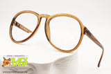 SAPHIRA mod. 4067 Oversize round eyeglass frame/sunglasses frame, Brown Optyl cello, New Old Stock