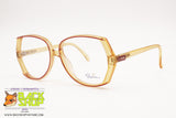 SAPHIRA mod. 4118 Women Vintage NOS glasses frame, C red deco', New Old Stock 1980s