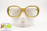 MARWITZ Vintage 1970s glasses/sunglasses frame, Acetate Green/yellow, New Old Stock