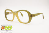 MARWITZ Vintage 1970s glasses/sunglasses frame, Acetate Green/yellow, New Old Stock