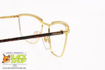 MISSONI mod. M 326 H08, Vintage women eyeglass frame golden & dappled, New Old Stock 1980s