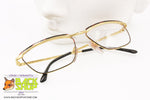 MISSONI mod. M 326 H08, Vintage women eyeglass frame golden & dappled, New Old Stock 1980s