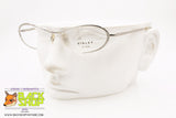 SISLEY mod. SLY 579 B39, Vintage futuristic women eyeglass frame silver, New Old Stock 1990s