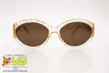 CHAGALL by Visibilia mod. LL2560 155 Vintage Sunglasses, semi-round clear/yellow, New Old Stock 1990s