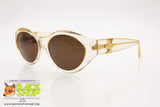 CHAGALL by Visibilia mod. LL2560 155 Vintage Sunglasses, semi-round clear/yellow, New Old Stock 1990s