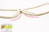 TED LAPIDUS mod. TI 3004, Vintage rare white sunglasses frame, Vintage Preowned