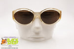 CHAGALL by Visibilia mod. LL2560 155 Vintage Sunglasses, semi-round clear/yellow, New Old Stock 1990s